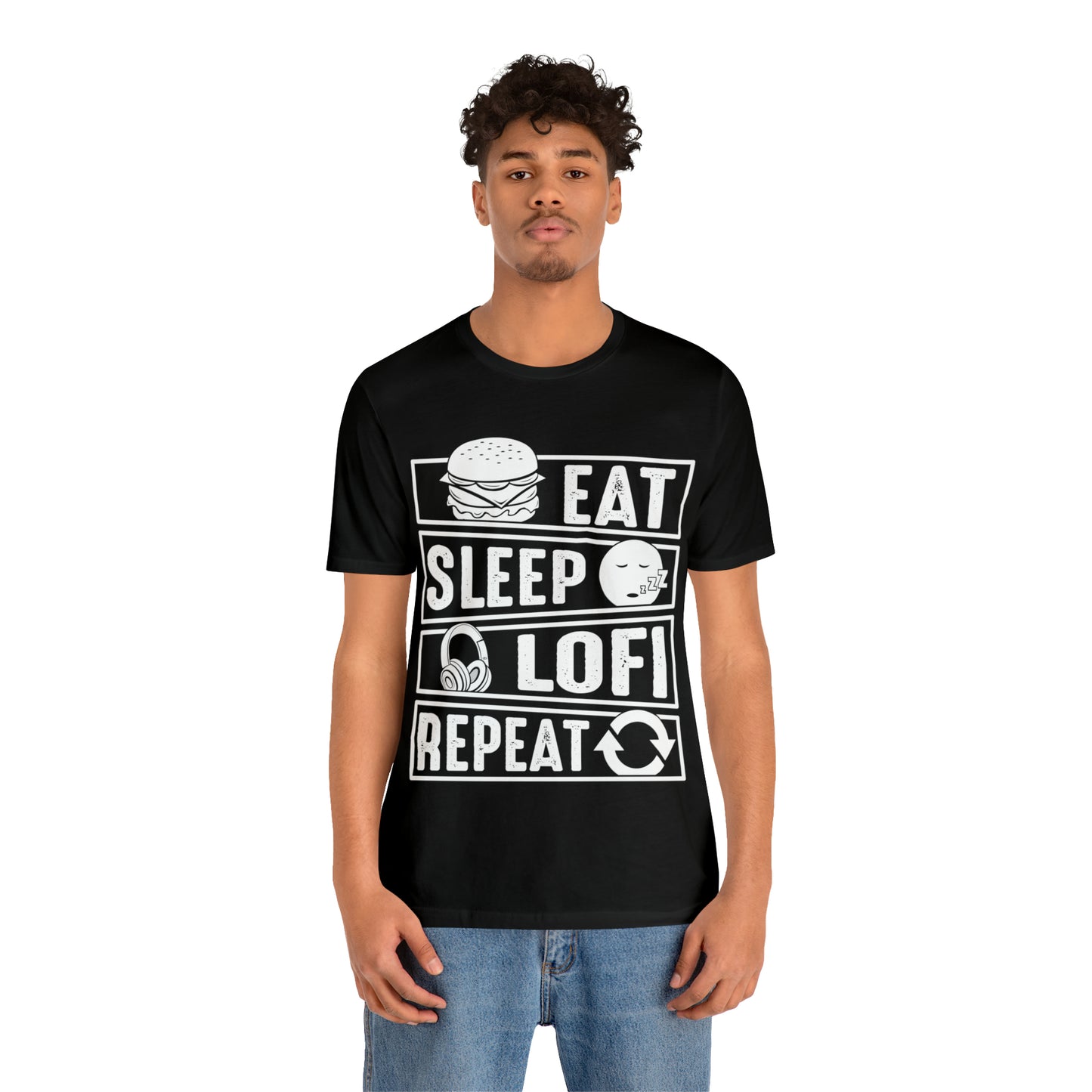 Lofi T Shirt - Eat Sleep Lofi Repeat - Lofi Aesthetic Clothing, Unisex t-shirt,