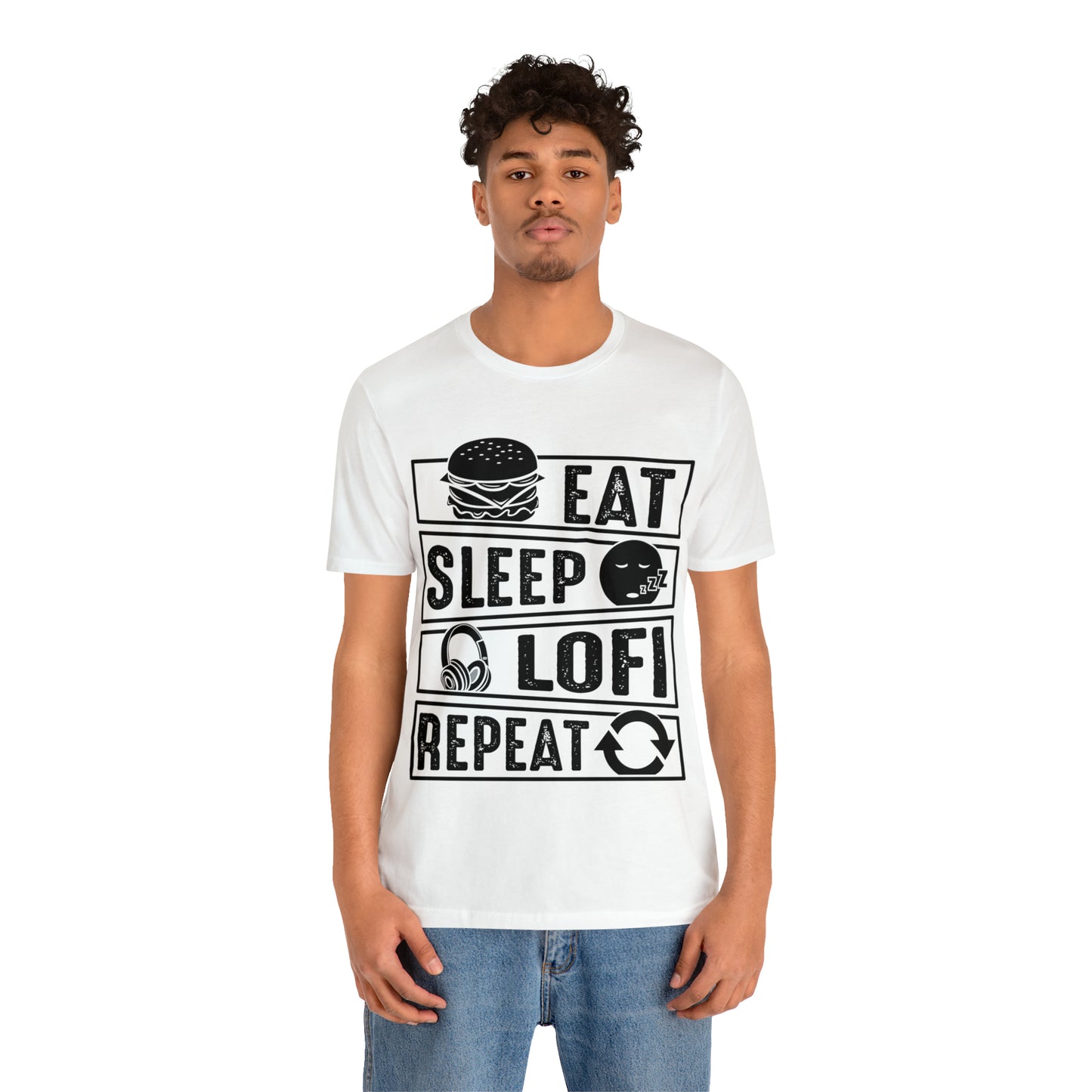 Lofi T Shirt - Eat Sleep Lofi Repeat - Lofi Aesthetic Clothing, Unisex t-shirt,