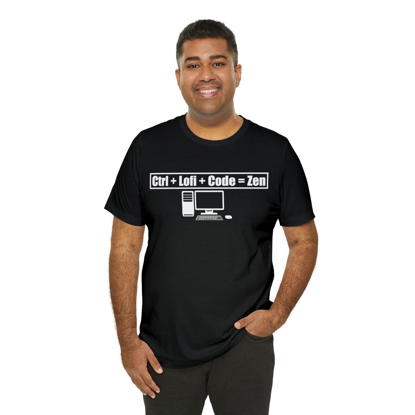 Ctrl + Lofi + Code = Zen - Lofi Aesthetic Clothing, Unisex t-shirt, Lofi T Shirt Coders Programmers