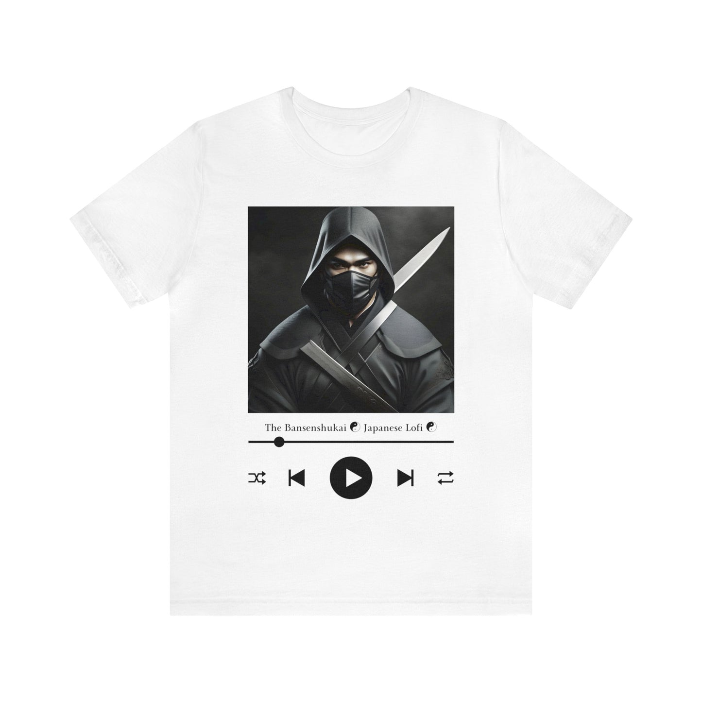 Spotify Playlist Shirt Japanese Lofi - The Bansenshukai - Lofi Aesthetic Clothing, Unisex t-shirt, Lofi T Shirt, Japanese Streetwear, Aesthetic Graphic Tee