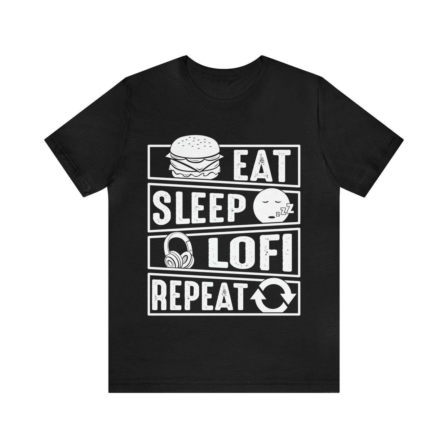 Lofi T Shirt - Eat Sleep Lofi Repeat - Lofi Aesthetic Clothing, Unisex t-shirt,