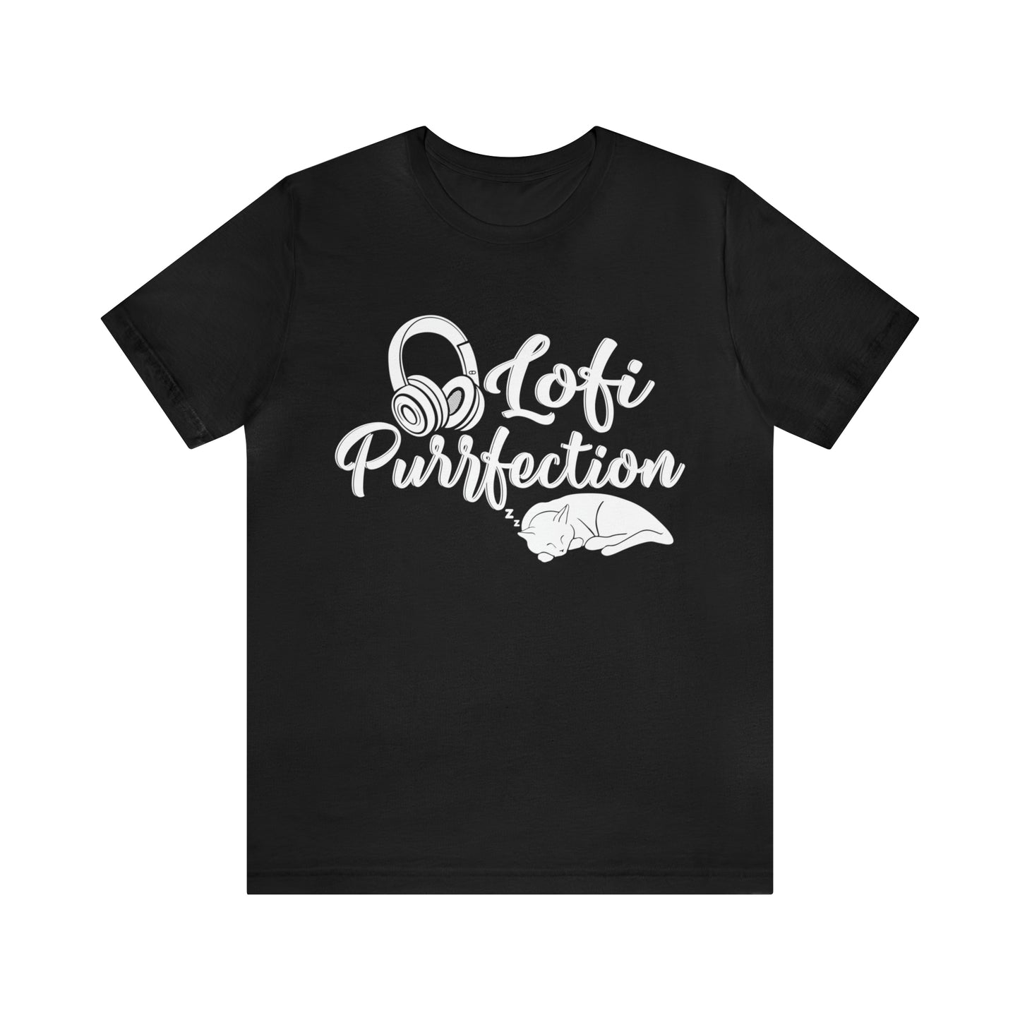 Lofi Purrfection- Lofi Aesthetic Clothing, Unisex t-shirt, Lofi T Shirt Cats