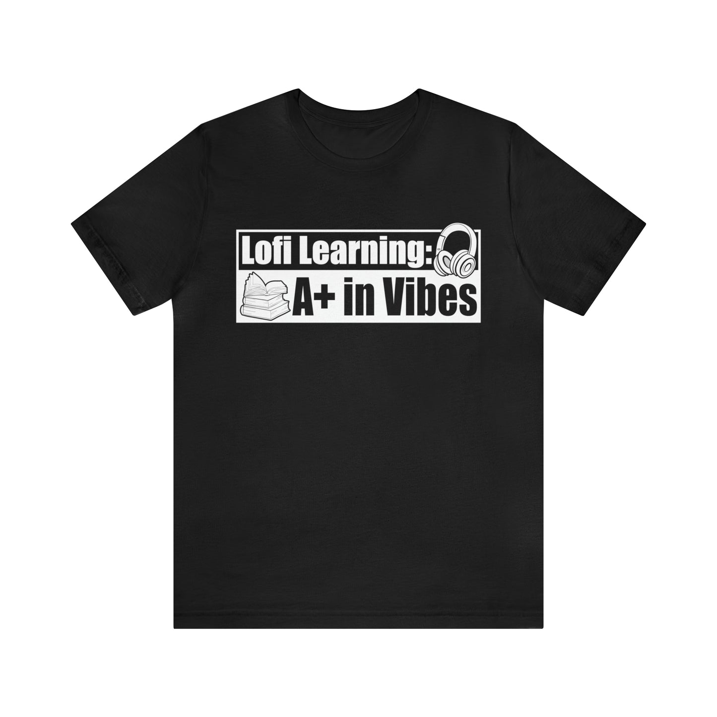 Lofi Learning A+ In Vibes - Lofi Aesthetic Clothing, Unisex t-shirt, Lofi T Shirt Study