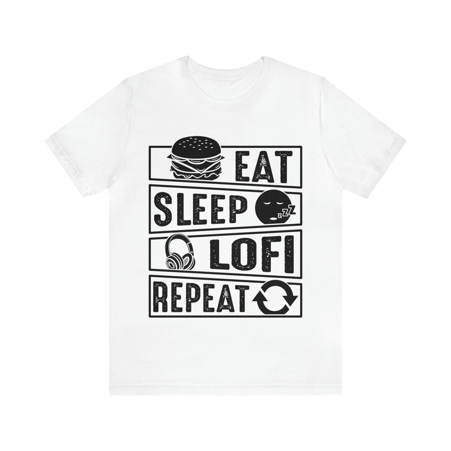 Lofi T Shirt - Eat Sleep Lofi Repeat - Lofi Aesthetic Clothing, Unisex t-shirt,